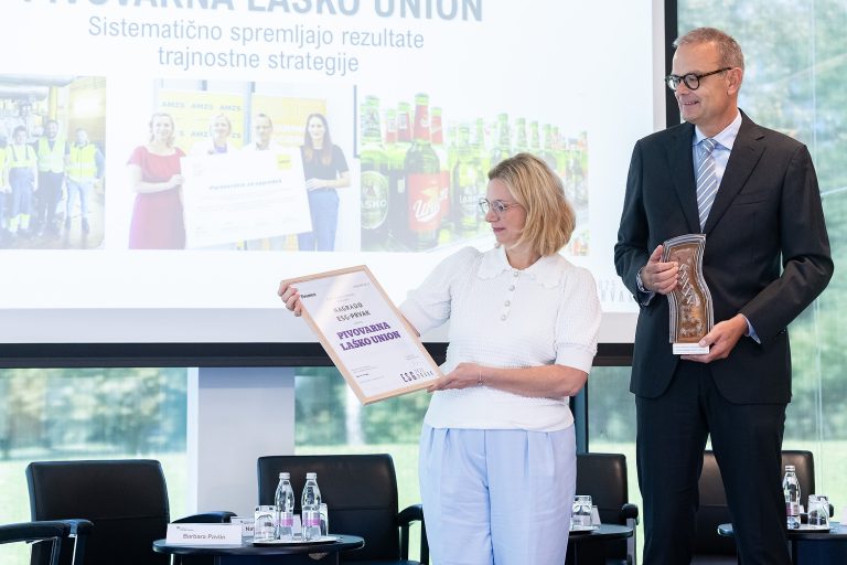 Pivovarna Laško Union je ESG-prvak Slovenije 2025