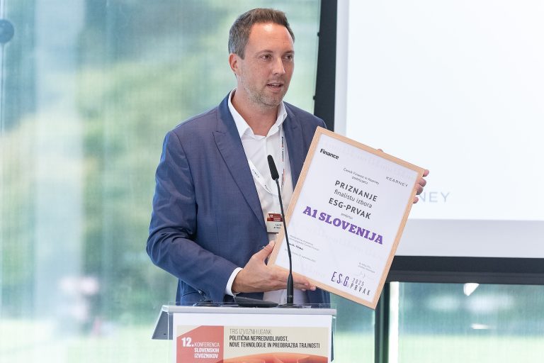 Finalist ESG-prvak Slovenije 2025: A1 Slovenija